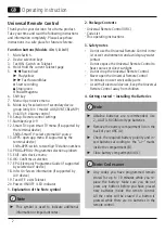 Preview for 4 page of Hama 2K012307 Operating Instructions Manual