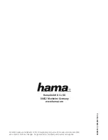 Preview for 12 page of Hama 39054547 Operating Instructions Manual