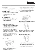 Preview for 4 page of Hama 62721 Operating Instructions Manual