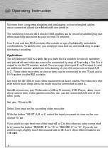 Preview for 6 page of Hama AV-100S Operating	 Instruction