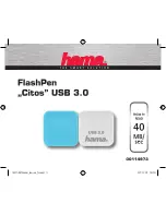 Preview for 1 page of Hama Citos FlashPen USB 3.0 Operating	 Instruction