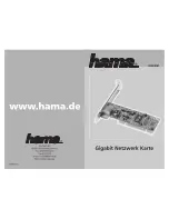 Hama Gigabit Network Set Operating Instructions Manual preview