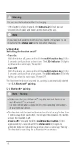 Preview for 5 page of Hama MyVoice 600 Operating Instructions Manual