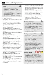 Preview for 2 page of Hama Passion Voyage Warnings And Safety Instructions