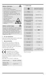 Preview for 3 page of Hama Passion Voyage Warnings And Safety Instructions