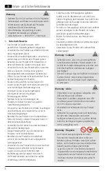 Preview for 4 page of Hama Passion Voyage Warnings And Safety Instructions