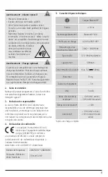 Preview for 7 page of Hama Passion Voyage Warnings And Safety Instructions