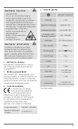 Preview for 11 page of Hama Passion Voyage Warnings And Safety Instructions