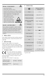 Preview for 21 page of Hama Passion Voyage Warnings And Safety Instructions