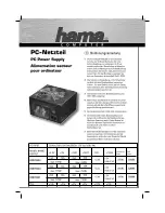 Preview for 2 page of Hama PC Power Supply User Manual