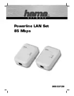 Preview for 2 page of Hama Powerline LAN Set Operating	 Instruction