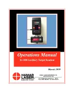 Preview for 1 page of HAMAR LASER R-1308 Operation Manual