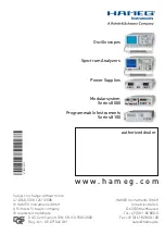 Preview for 40 page of Hameg HZ540 Manual