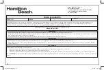 Preview for 34 page of Hamilton Beach 33642 User Instruction