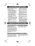 Preview for 14 page of Hamilton Beach 62650 Use & Care Manual