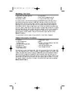 Preview for 8 page of Hamilton Beach 62680 - PROCTOR Silex 6 Speed Mix Mate Hand... Use & Care Manual