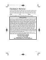 Preview for 17 page of Hamilton Beach 70550R - PROCTOR Silex 350W 2 Speed Food Processor Use & Care Manual