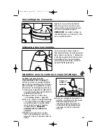 Preview for 23 page of Hamilton Beach 70550R - PROCTOR Silex 350W 2 Speed Food Processor Use & Care Manual