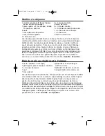 Preview for 31 page of Hamilton Beach 70550R - PROCTOR Silex 350W 2 Speed Food Processor Use & Care Manual