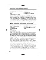 Preview for 32 page of Hamilton Beach 70550R - PROCTOR Silex 350W 2 Speed Food Processor Use & Care Manual