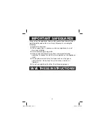 Preview for 2 page of Hamilton Beach 76800 Instructions Manual