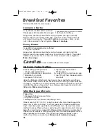 Preview for 26 page of Hamilton Beach Eclectrics 63225 User Manual And Recipes