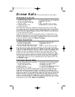 Preview for 27 page of Hamilton Beach Eclectrics 63225 User Manual And Recipes