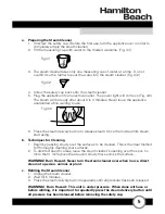 Preview for 7 page of Hamilton Beach HB-165 Owner'S Manual