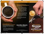 Preview for 4 page of Hamilton Beach Scoop Single Serve Quick Start