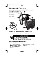 Preview for 3 page of Hamilton Beach TrueAir 840123100 Use & Care Manual