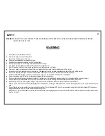 Preview for 3 page of Hamilton Technology Aruba Sun Series User Manual