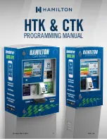 Preview for 1 page of Hamilton CTK Programming Manual