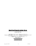 Preview for 28 page of Hamilton Hopper HSH Manual