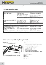 Preview for 72 page of Hammer K3 e-classic User Manual