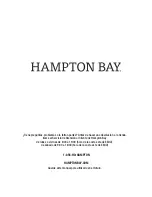 Preview for 14 page of HAMPTON BAY 1003 391 254 Use And Care Manual