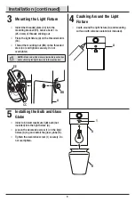 Preview for 6 page of HAMPTON BAY 314423 Use And Care Manual