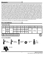 Preview for 3 page of HAMPTON BAY 52-LASO Use And Care Manual