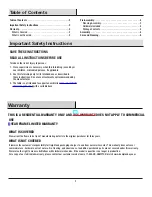 Preview for 2 page of HAMPTON BAY GT-11372-SSS Use And Care Manual