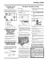 Preview for 7 page of HAMPTON BAY Hampton H35-NG Owners & Installation Manual