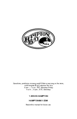 Preview for 10 page of HAMPTON BAY HB1517L4-151 Use And Care Manual