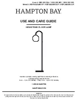 Preview for 1 page of HAMPTON BAY HDP34323ABOP Use And Care Manual