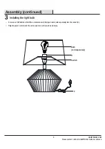 Preview for 5 page of HAMPTON BAY KELLEN HDP15313 Use And Care Manual