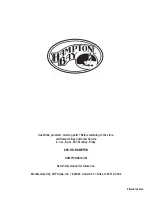 Preview for 14 page of HAMPTON BAY Legion EST-534T-10 Use And Care Manual