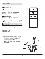 Preview for 18 page of HAMPTON BAY MADISON AK30A-BN Use And Care Manual