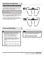 Preview for 19 page of HAMPTON BAY MADISON AK30A-BN Use And Care Manual