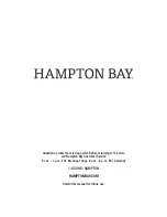 Preview for 22 page of HAMPTON BAY MADISON AK30A-BN Use And Care Manual