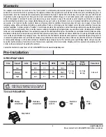 Preview for 3 page of HAMPTON BAY SAN MARINO 91153 Manual