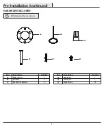 Preview for 4 page of HAMPTON BAY SAN MARINO 91153 Manual