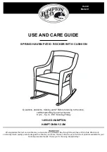 HAMPTON BAY SPRING HAVEN Use And Care Manual preview