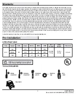 Preview for 3 page of HAMPTON BAY TUCSON 51548 Use And Care Manual